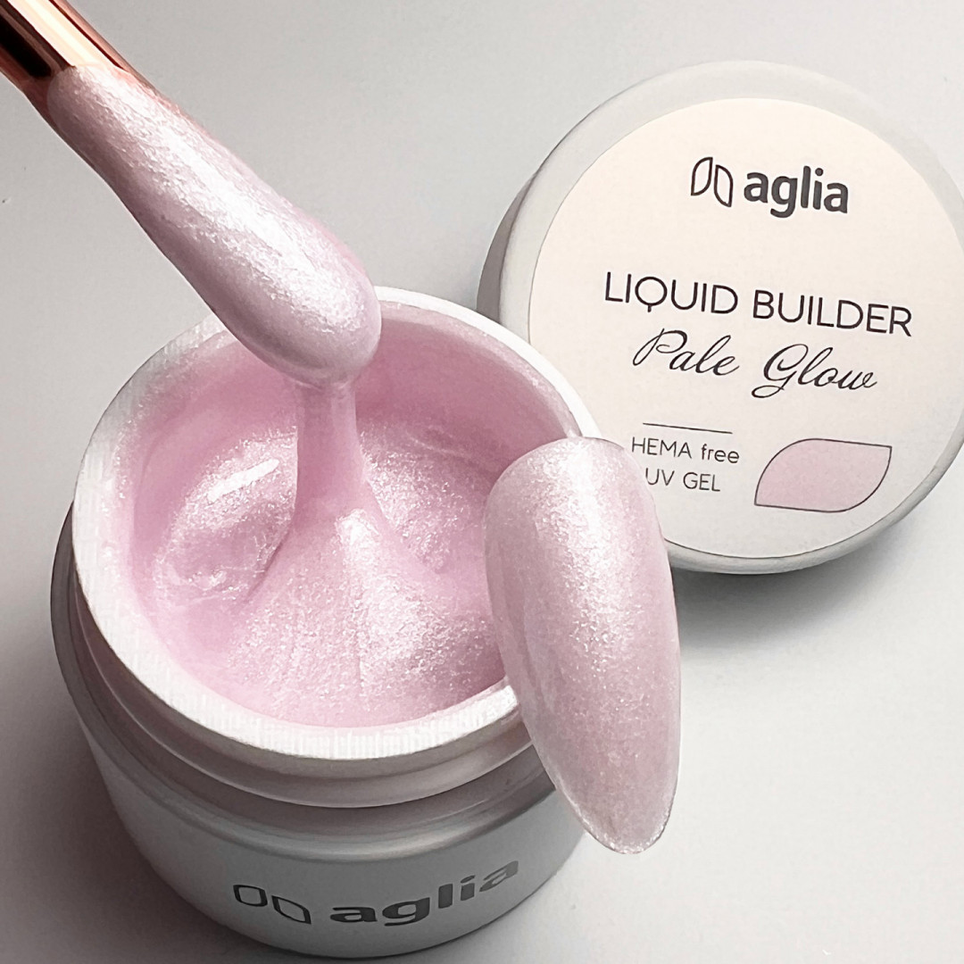 LIQUID BUILDER Pale Glow - builder UV gel HEMA FREE