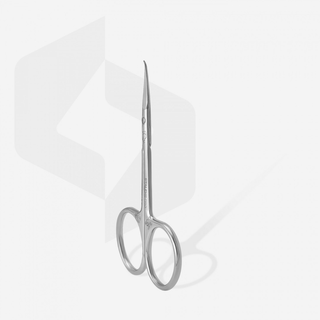 STALEKS PRO EXKLUSIVE SX-23/2 MAGNOLIA Professional cuticle scissors with hook