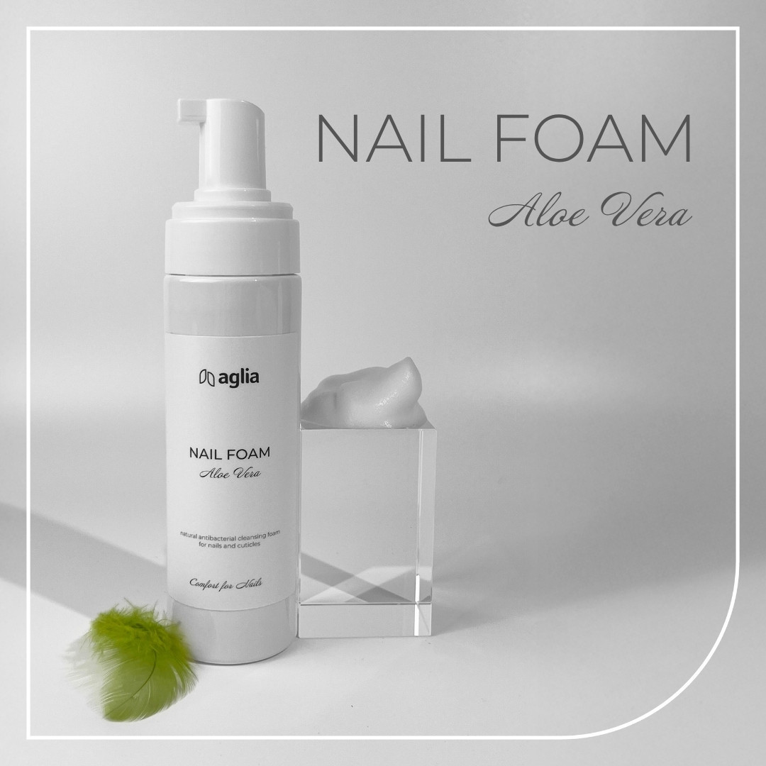 NAIL FOAM Aloe Vera - antibacterial foam for nails and cuticles